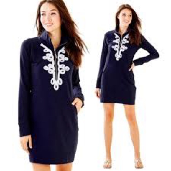 Lilly Pulitzer Skipper 1/2 Zip Dress - Picture 1 of 4